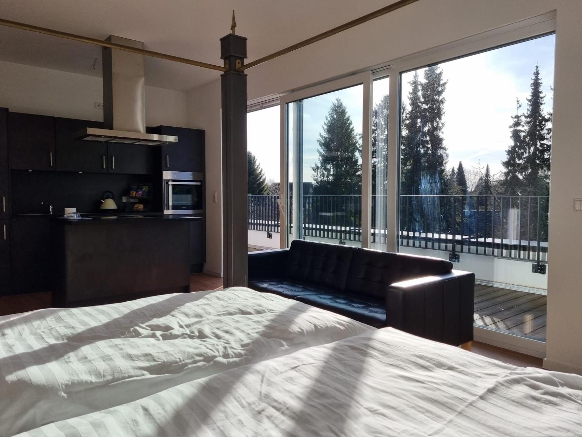 Stylische Penthouse Wohnung Hamburg Bagian luar foto